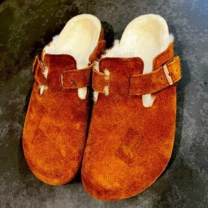 Shearling Birkenstocks